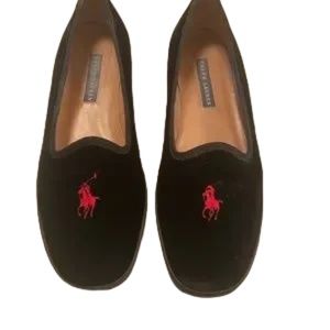 Ralph Lauren POLO velvet flats (size 7)
